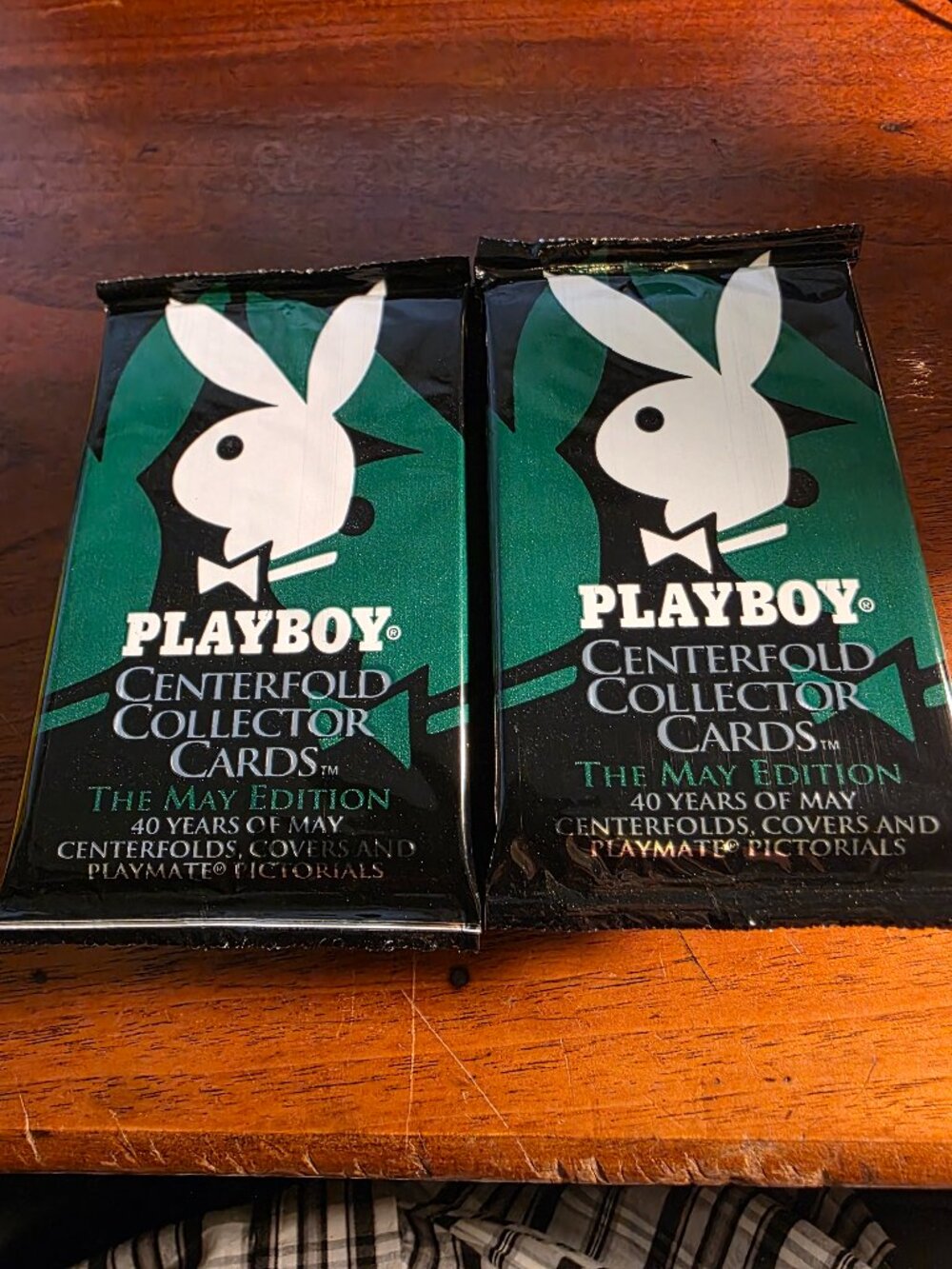 15 PACKS OF 1995 PLAYBOY MAY EDITION CENTER FOLD COLLECT CARDS SINGLE PACK 10CAR